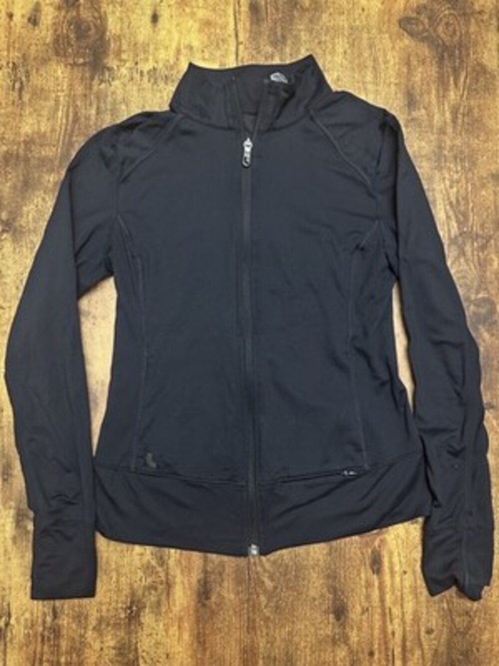 Lolë Girls Black Full-Zip Active Track Jacket XS
